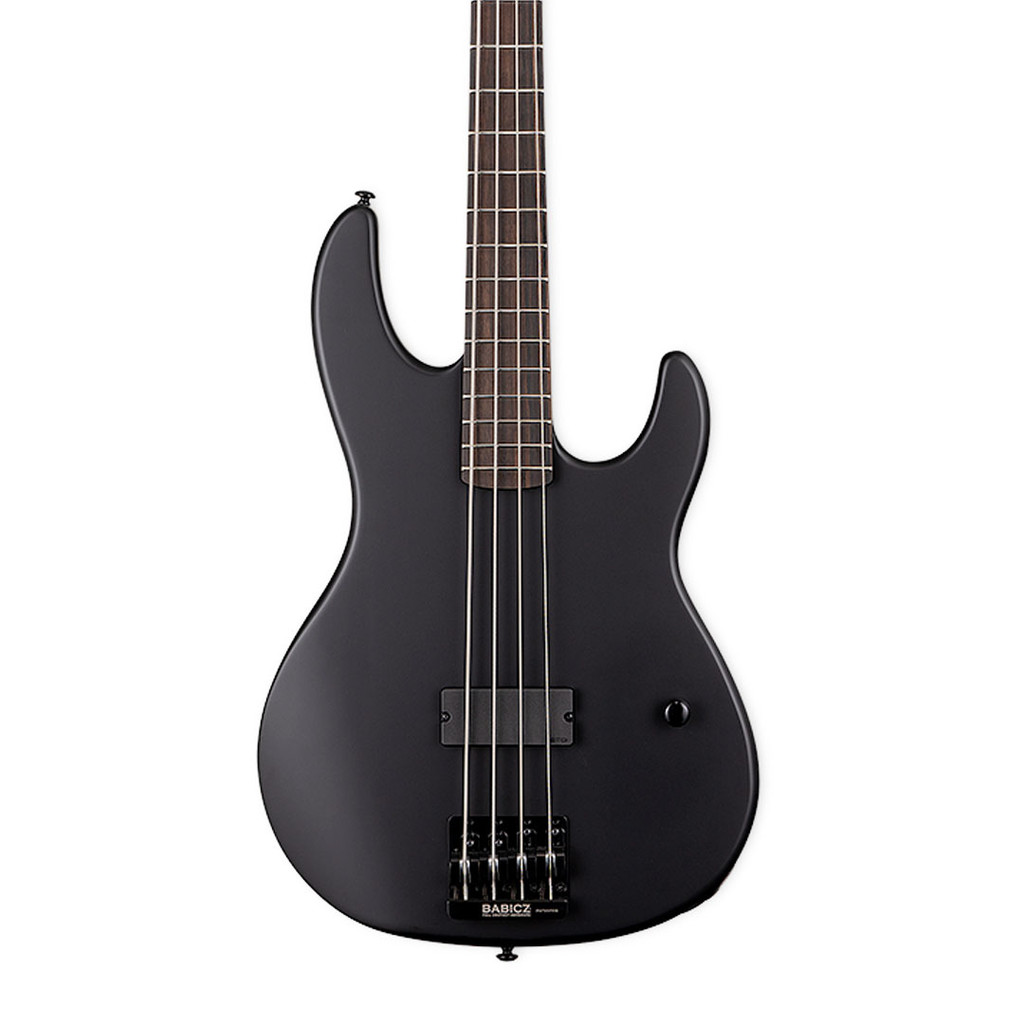 ESP LTD AP-4 Black Metal Electric Bass Guitar - Black Satin