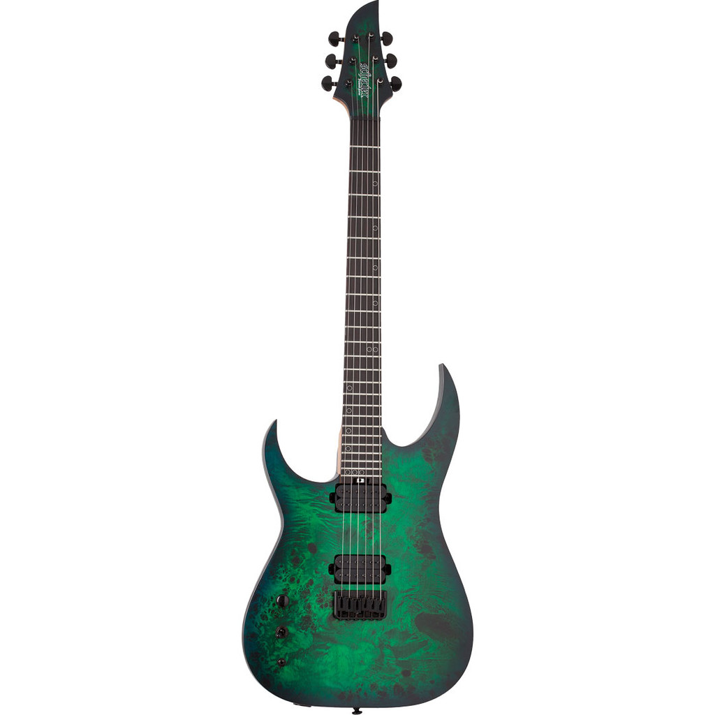 Schecter Keith Merrow KM-6 MK-III Standard Left Handed Toxic Smoke Green Electric Guitar