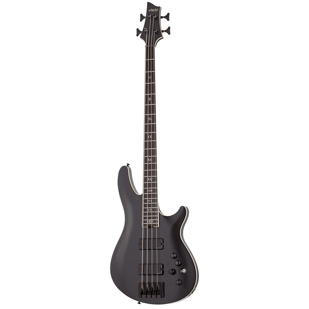 Schecter SLS Evil Twin-4 Satin Black Electric Bass 