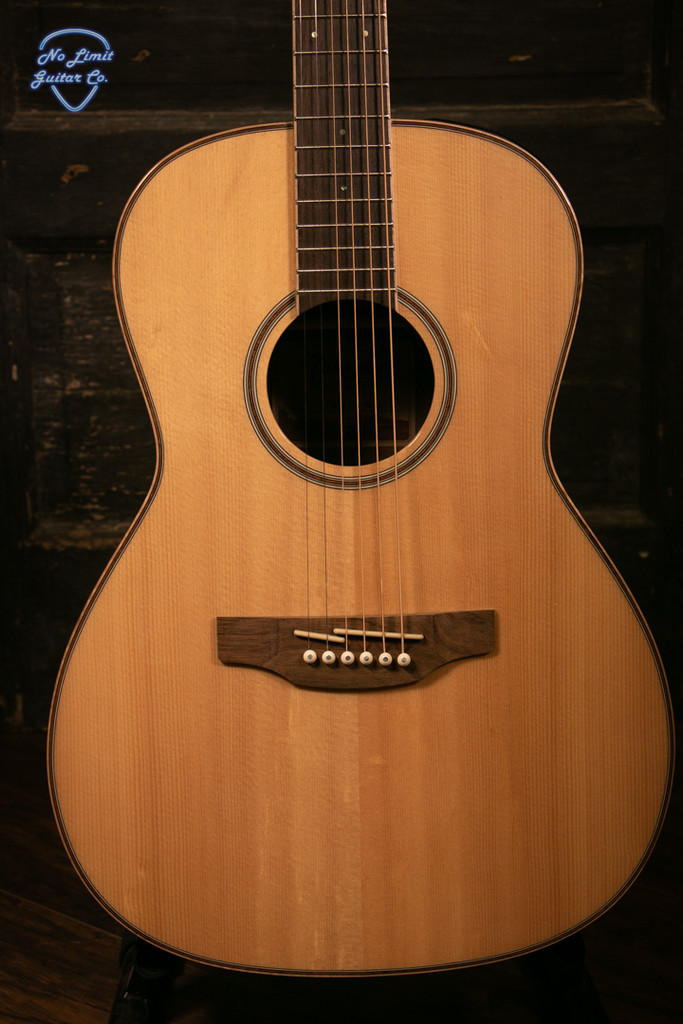 Takamine GY93E Natural Left Handed New York Style Parlor Acoustic/Electric Guitar