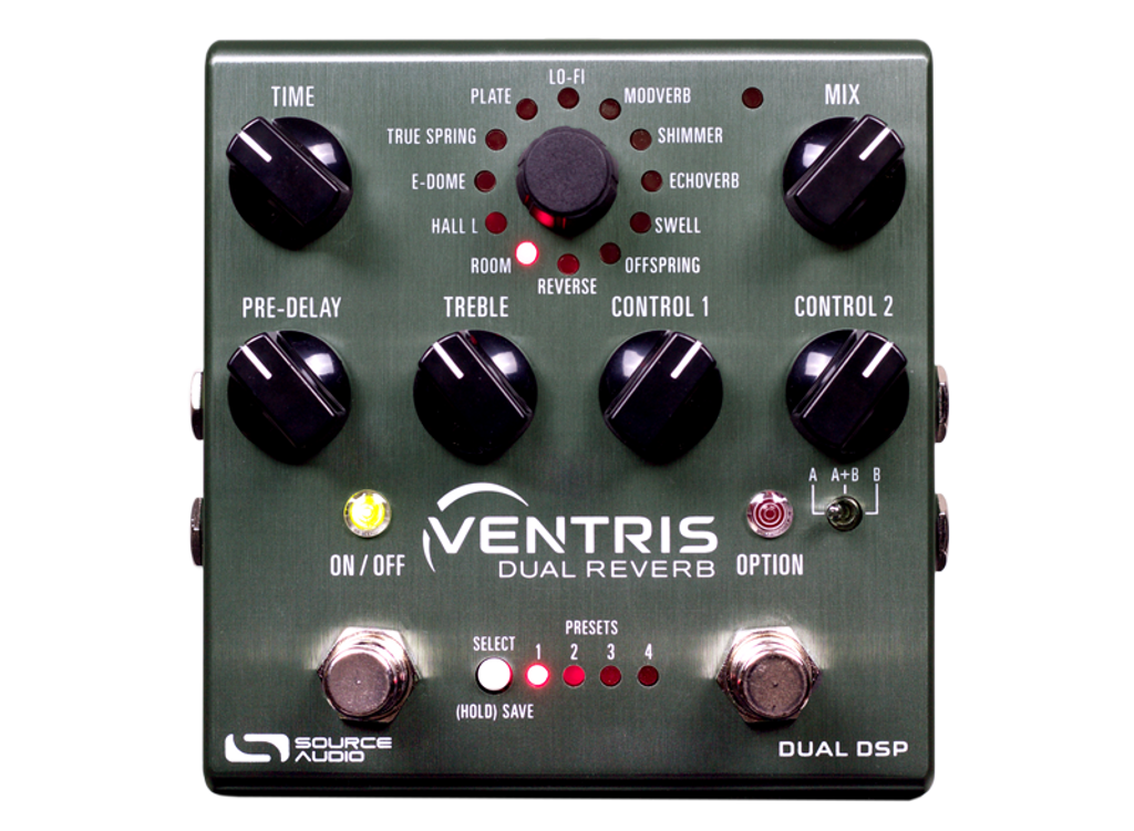 Source Audio One Series Ventris Dual Reverb Guitar Pedal