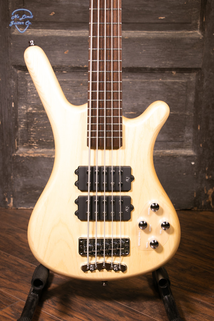 Warwick RockBass Corvette $$ 5 String, Natural Transparent Satin - Electric Bass