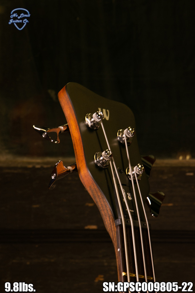 Warwick Pro Series Thumb BO-4 String-Nirvana Black Transparent Satin | Electric Bass