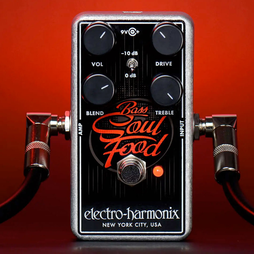 Electro-Harmonix Bass Soul Food Transparent Overdrive Pedal