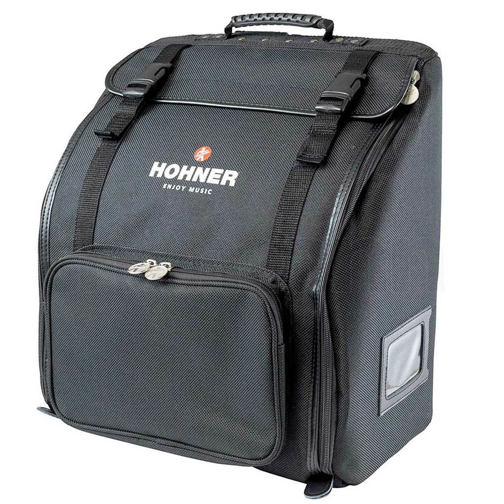 Hohner Corona II Xtreme GCF Diatonic Accordion - Black w/Case
