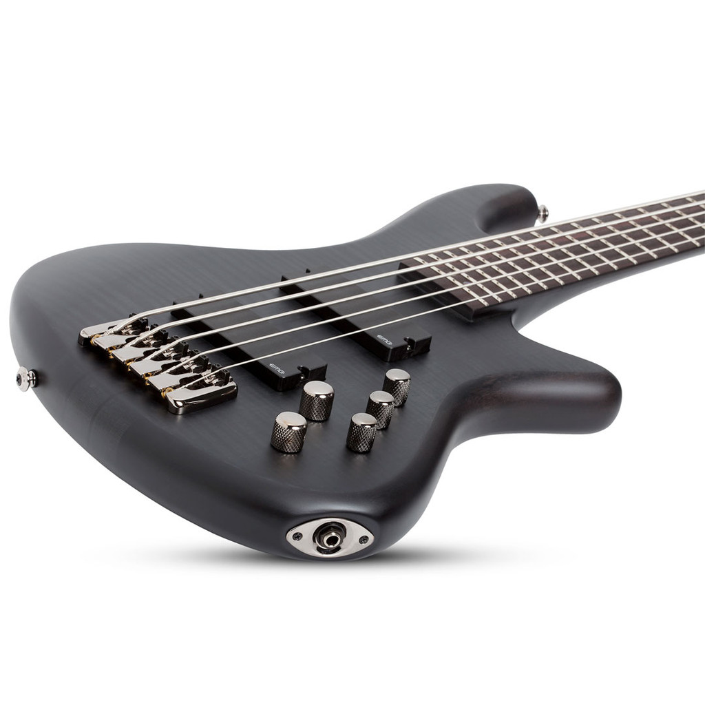 Schecter Stiletto Studio 5 Electric Bass - See-Thru Black Satin