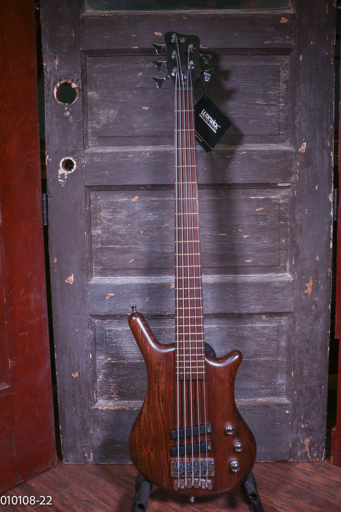 Warwick Pro Series Thumb BO 5 String Electric Bass, Nirvana Black Transparent Satin - With Bag
