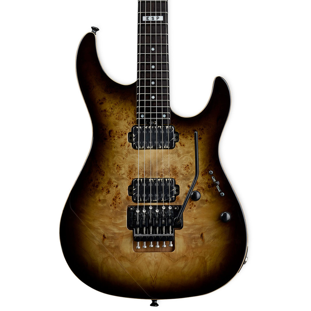 ESP E-II SN-II Electric Guitar - Nebula Black Burst