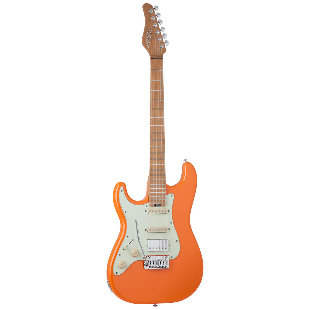 Schecter Nick Johnston Traditional HSS Left Handed Electric Guitar - Atomic Orange