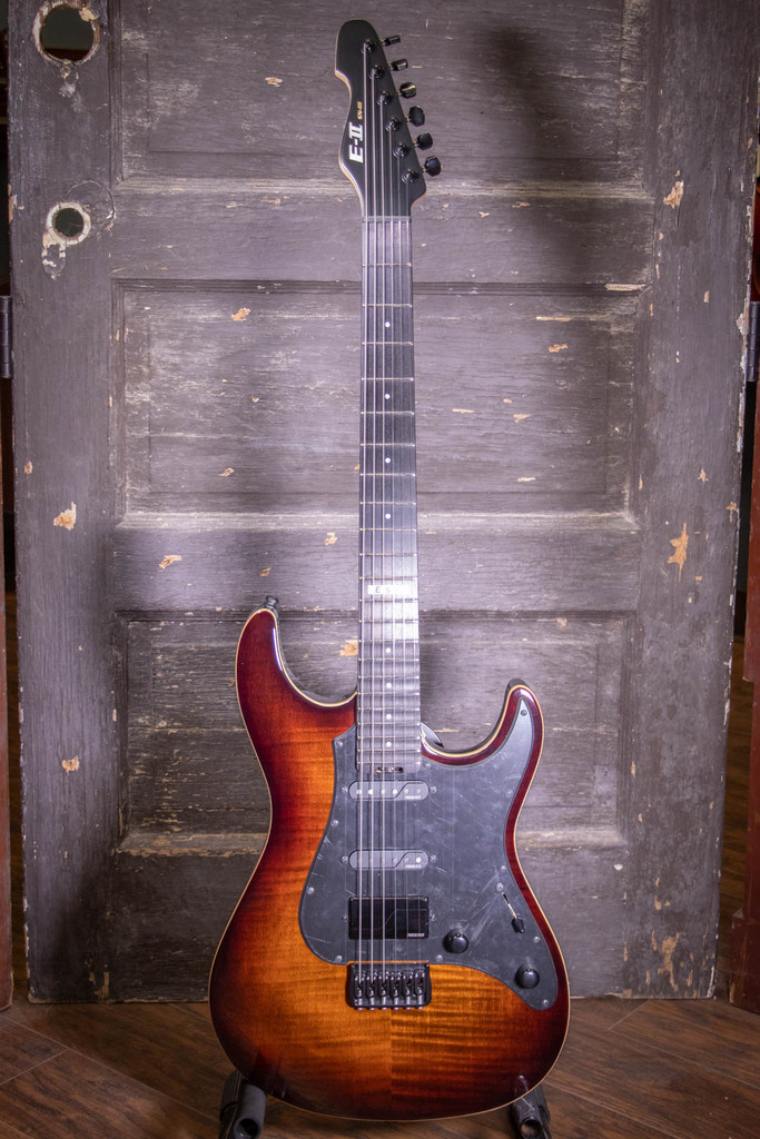 ESP E-II SN-III Electric Guitar w/Case - Tiger Eye Sunburst