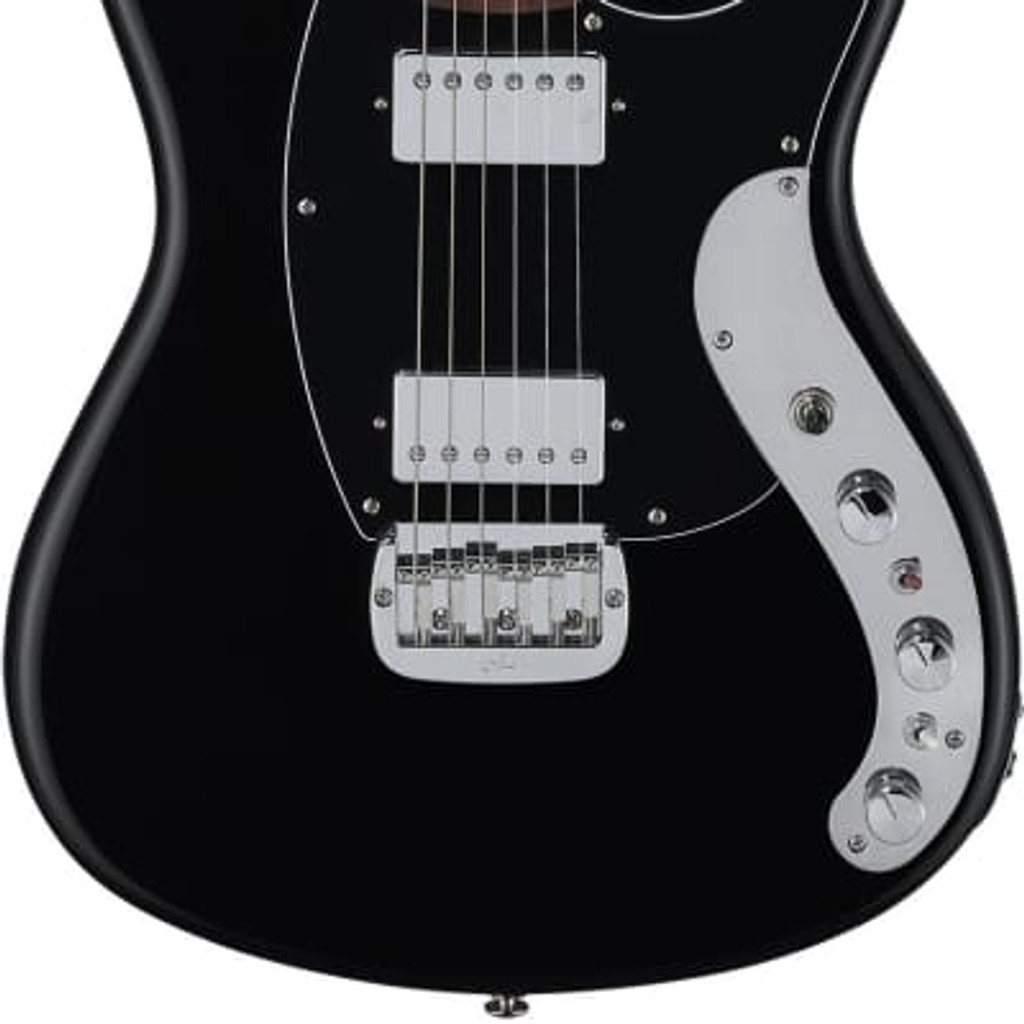 G&L CLF Research Espada HH Active Electric Guitar - Jet Black