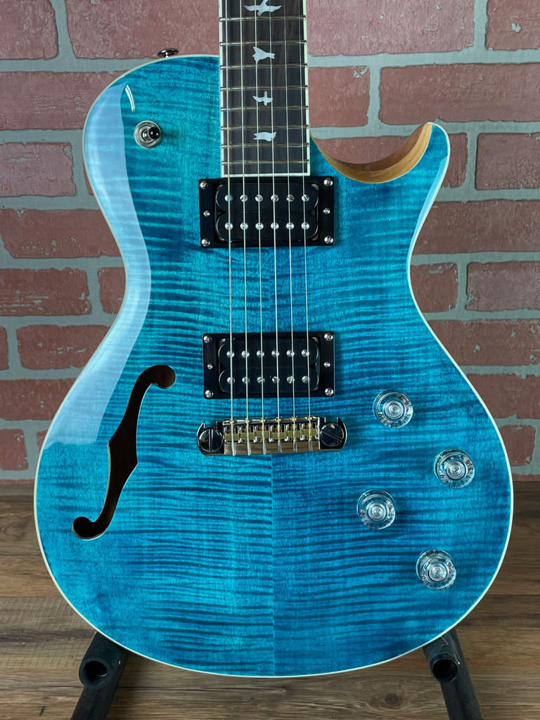 PRS SE Zach Myers 594 Semi Hollow Electric Guitar - Myers Blue