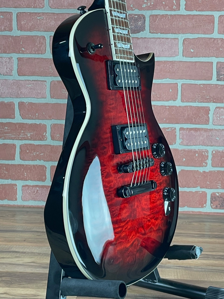 ESP LTD Eclipse EC-256QM Electric Guitar - See Thru Black Cherry Sunburst