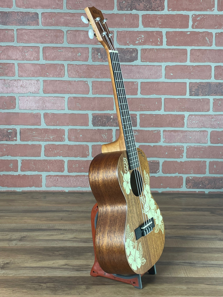 Kala Hibiscus Mahogany Tenor Ukulele