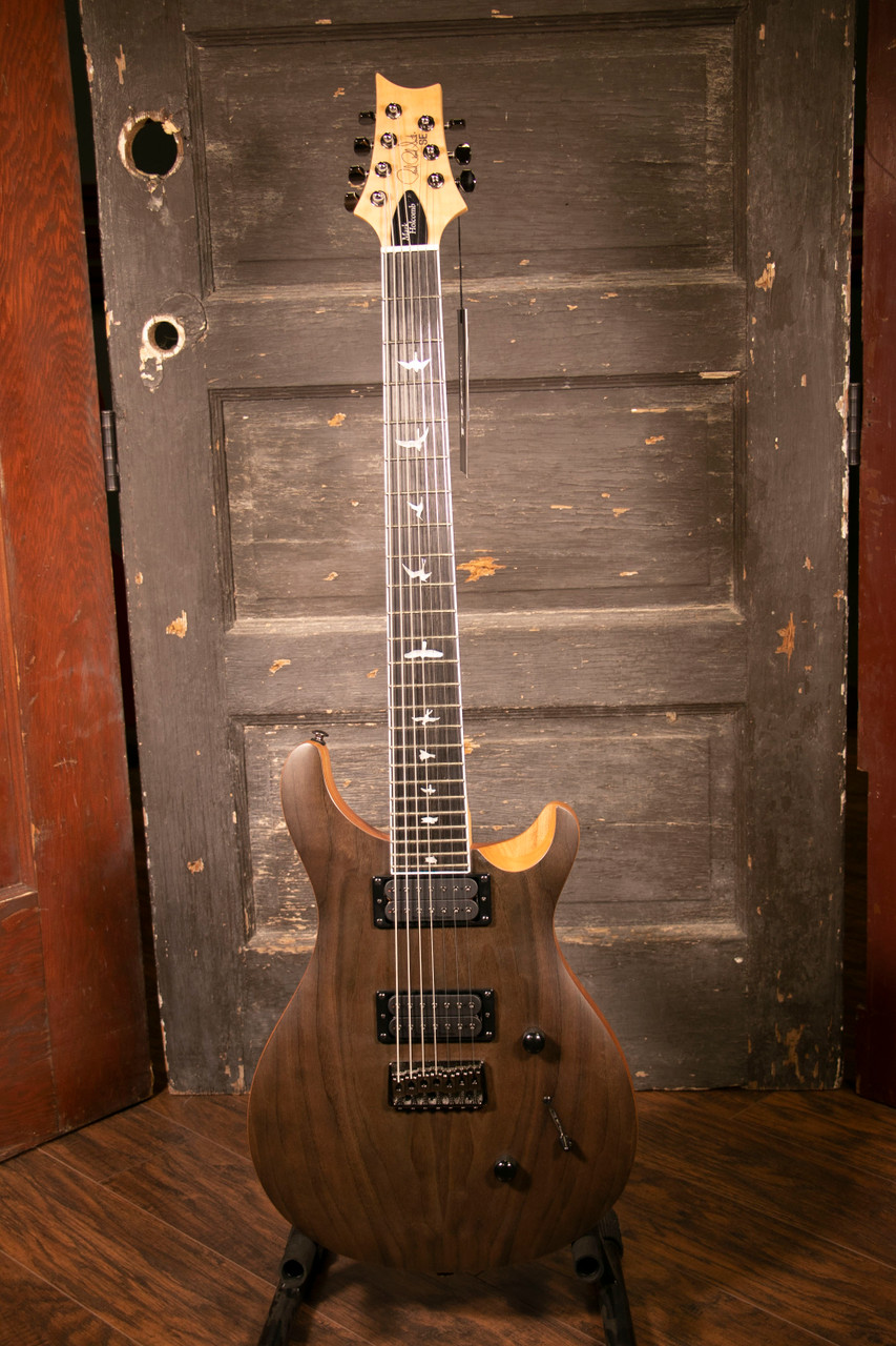 【希少7弦】PRS SE マーク・ホルコム SVN Walnut Natural PRS SE Mark Holcomb SVN 7-String with Ebony FB in Walnut