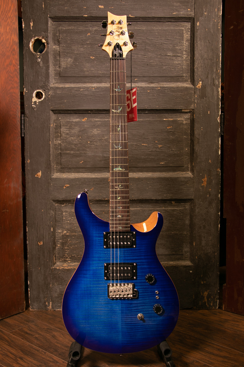 PRS 35th Anniversary SE Custom 24 Faded Blue Burst Electric Guitar