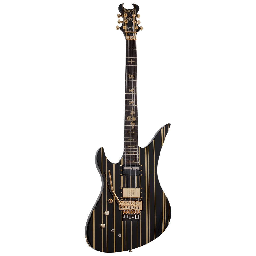 Schecter Synyster Custom-S Left Handed Black & Gold Electric