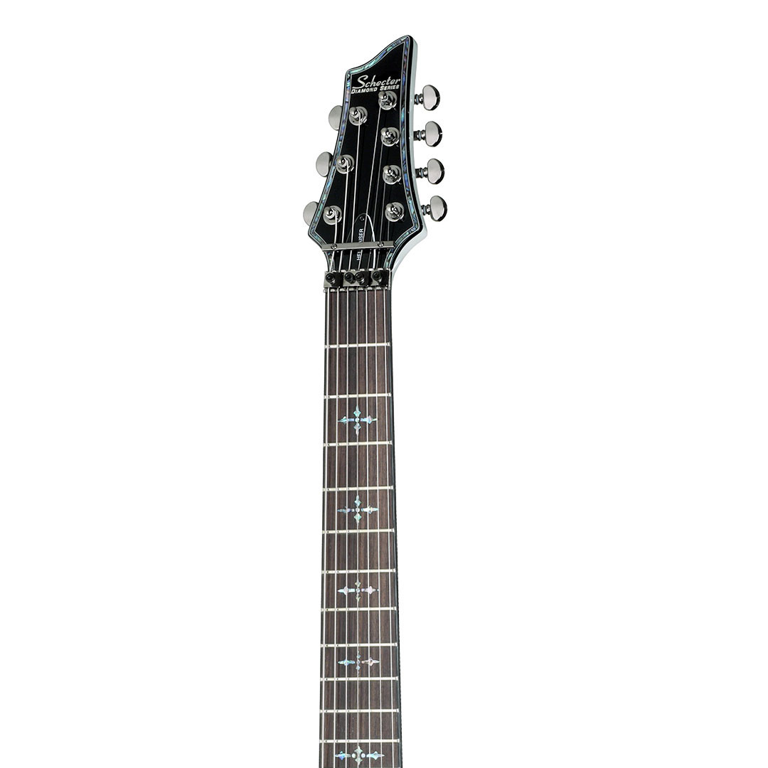 Schecter Hellraiser C-7 FR White 7-String Electric Guitar at No