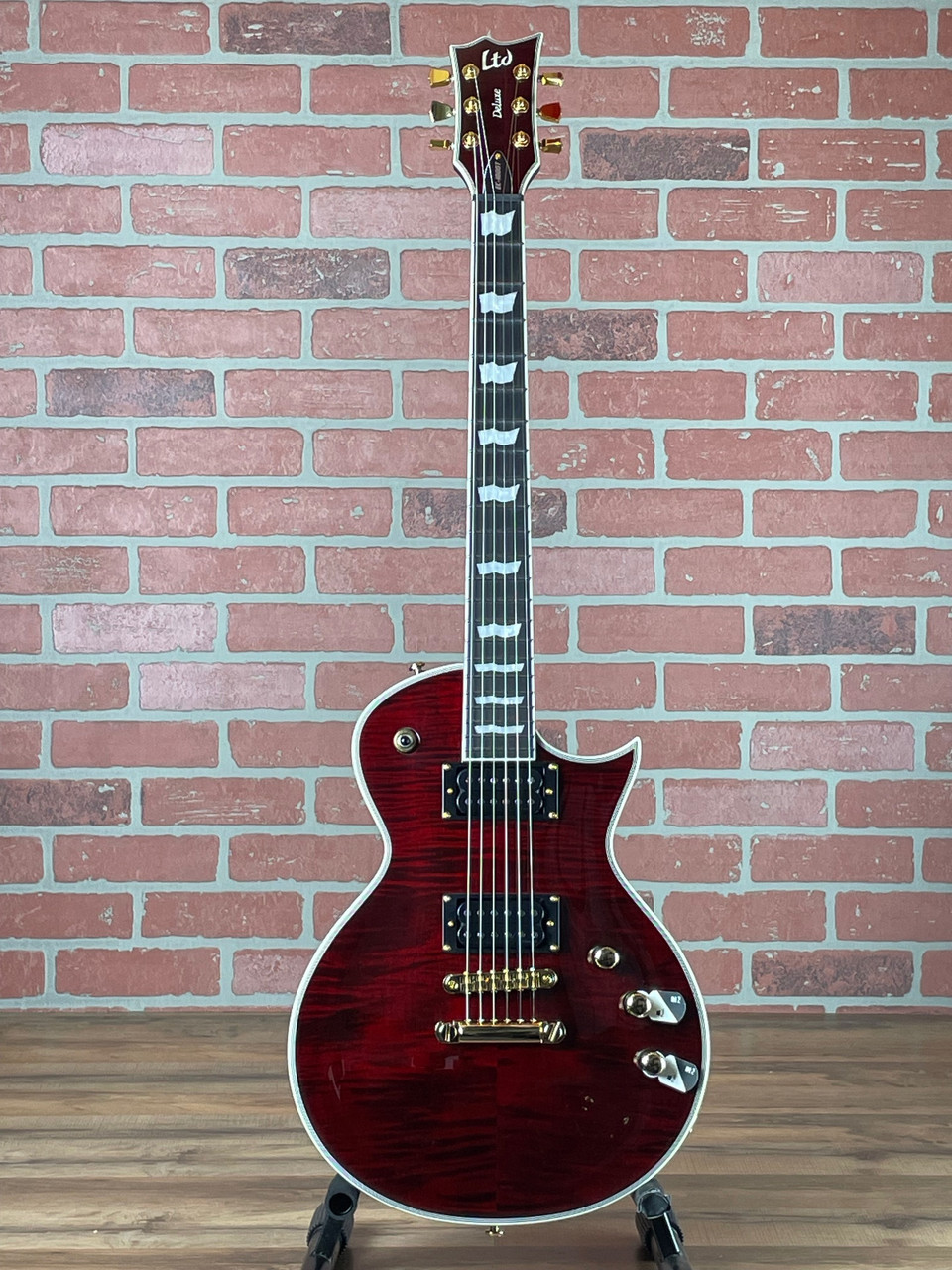 LTD EC-1000T CTM See Thru Black Cherry Electric Guitar at No Limit