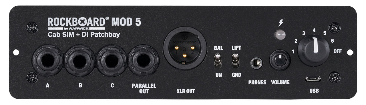 RockBoard MOD 5 - Cab SIM + DI Patchbay at No Limit Guitar Co