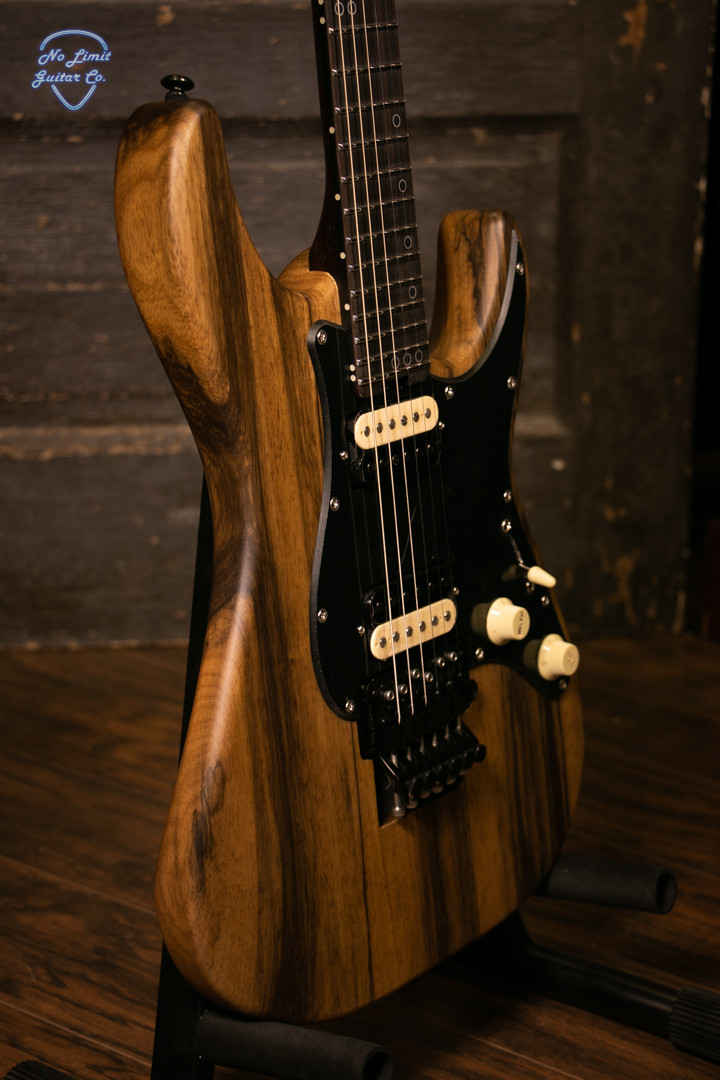 Schecter Sun Valley Super Shredder Exotic Black Limba Electric