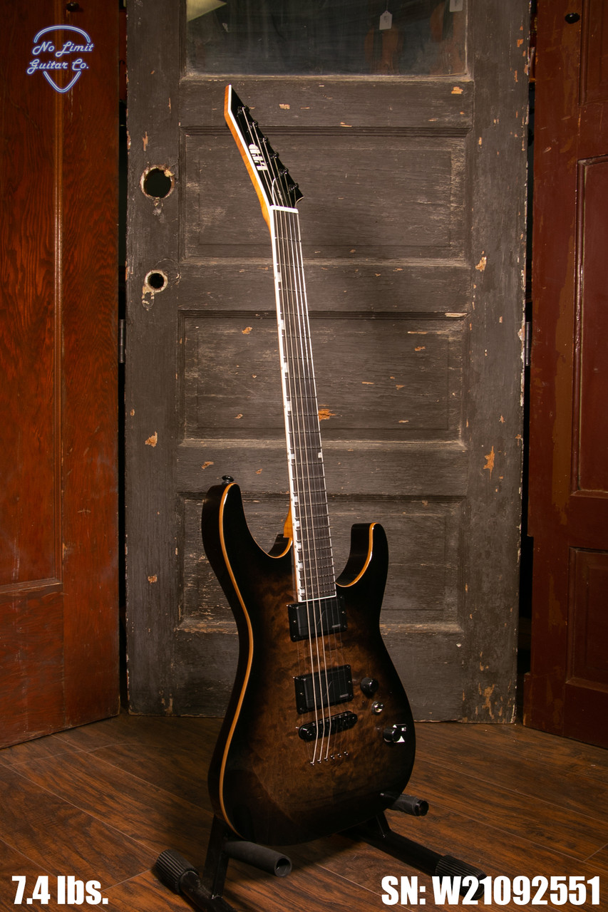 LTD JM-II Black Shadow Burst Electric Guitar at No Limit Guitar Co