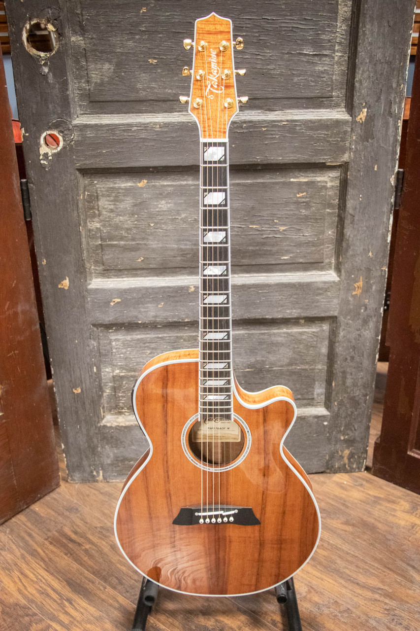 Takamine TSP178ACK N Thinline Acoustic Electric Guitar w/Case