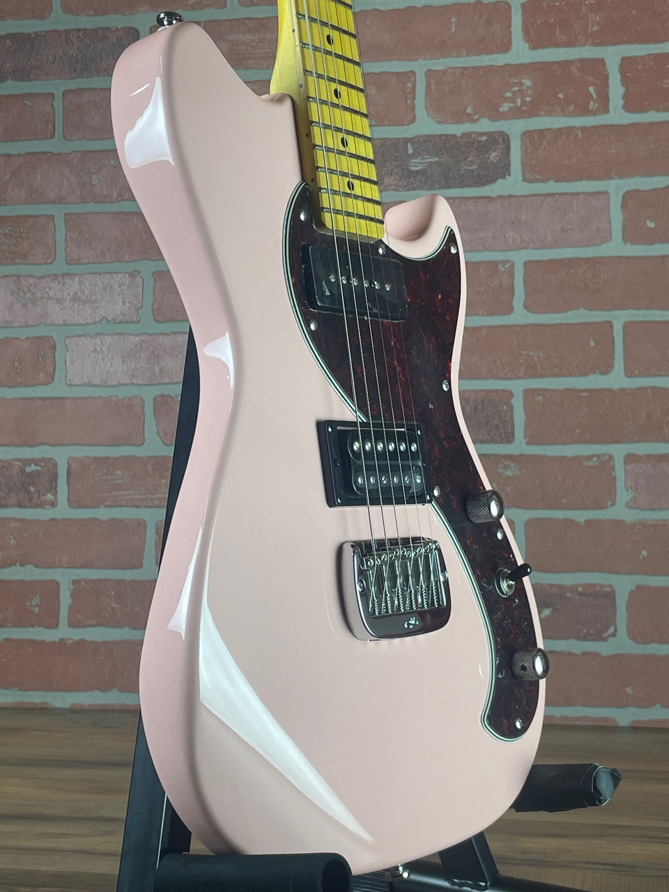 G&L Tribute Fallout-Shell Pink Electric Guitar at No Limit Guitar Co.