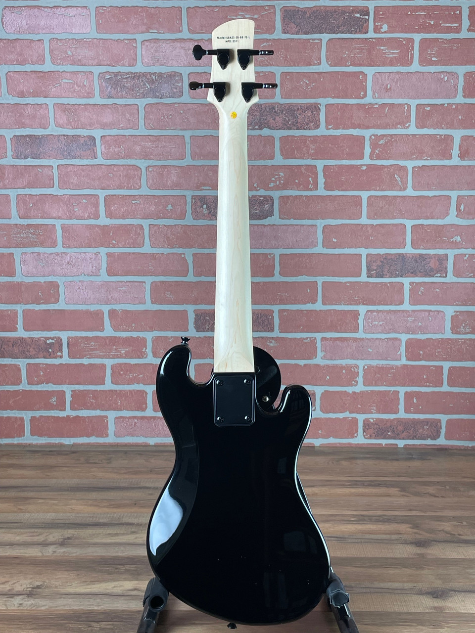 Kala Solid Body 4-String Jet Black Fretted U-Bass Left Handed at