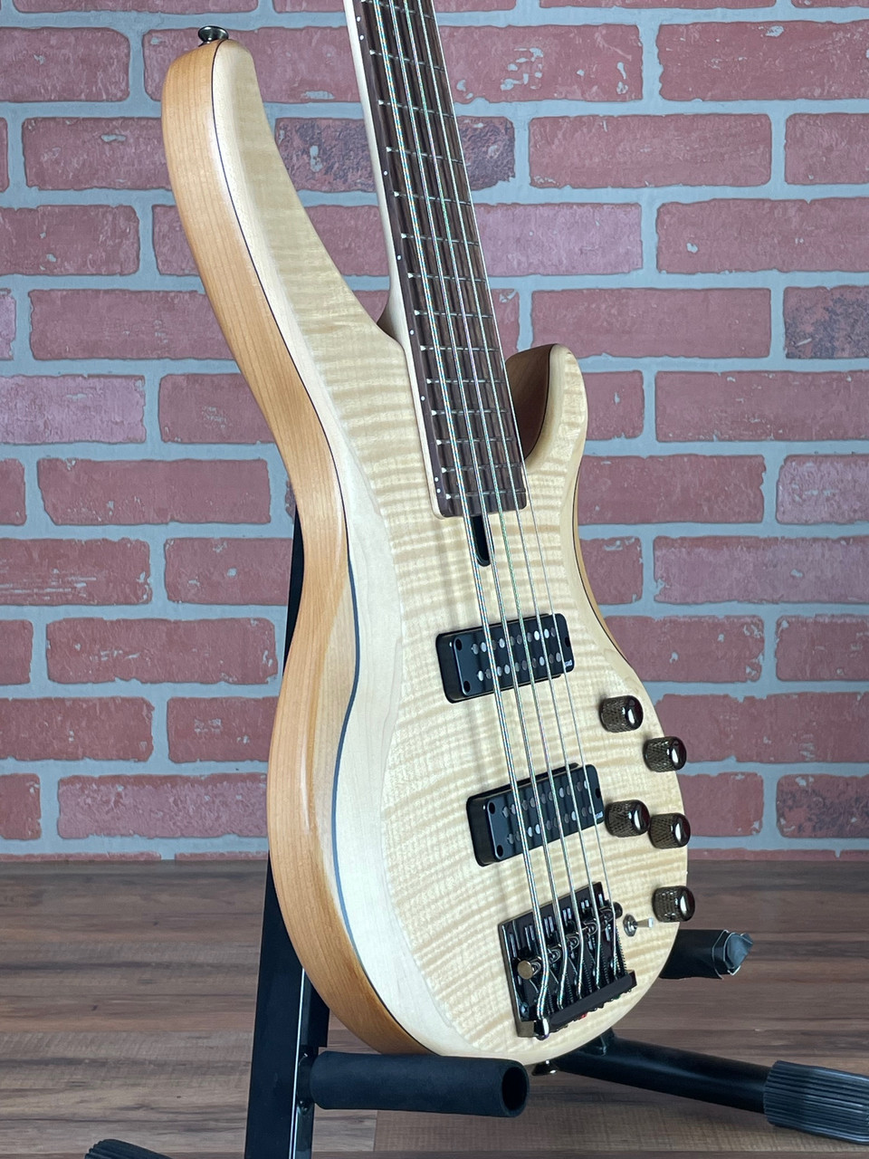 Yamaha TRBX605FM 5-String Bass Guitar - Natural Satin at No Limit