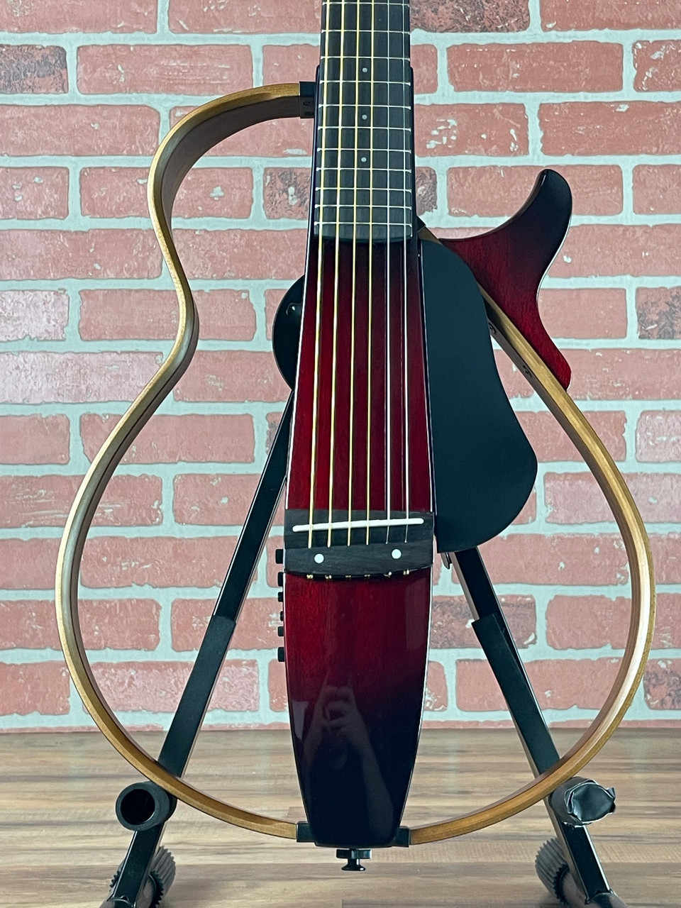 Yamaha SLG200S Silent Guitar - Crimson Red Burst at No Limit