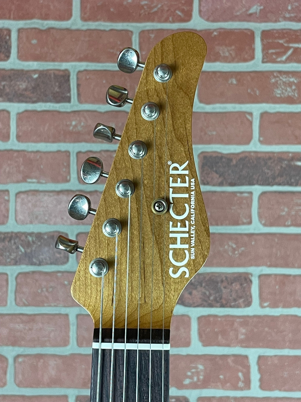 Schecter USA Custom PT Wembley Studio Electric Guitar - Sonic Blue