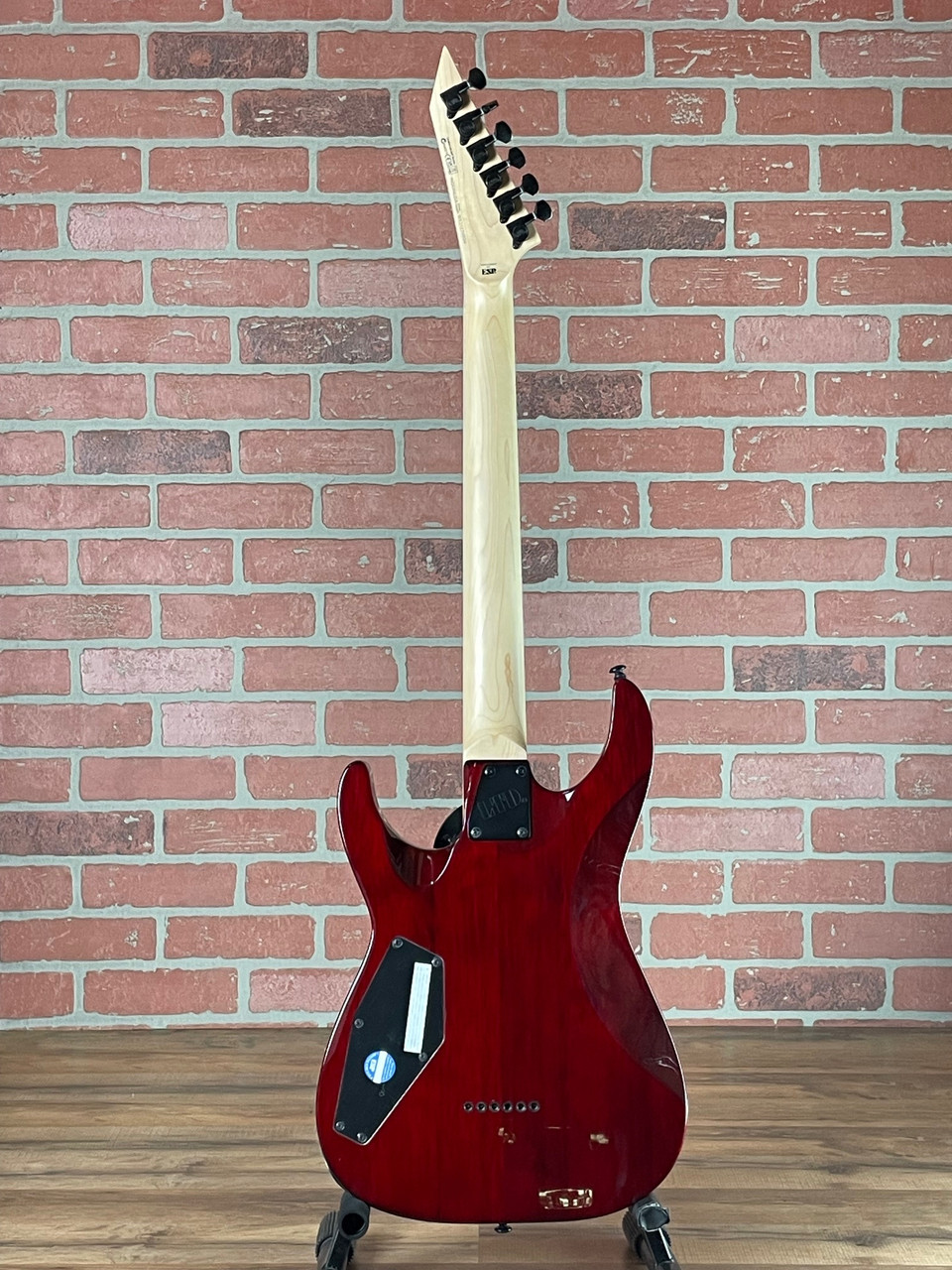 ESP LTD MH-200QM NT Electric Guitar - See Thru Black Cherry at No