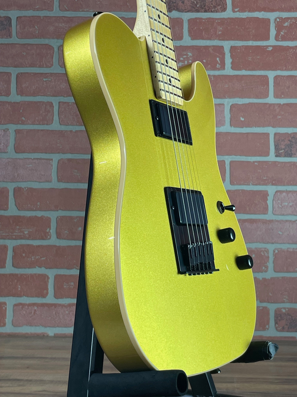 Schecter USA Custom Shop PT HH Electric Guitar - Vintage Gold at