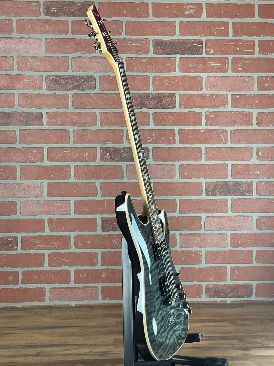 Schecter Omen Extreme-6 Electric Guitar - See-thru Black at No