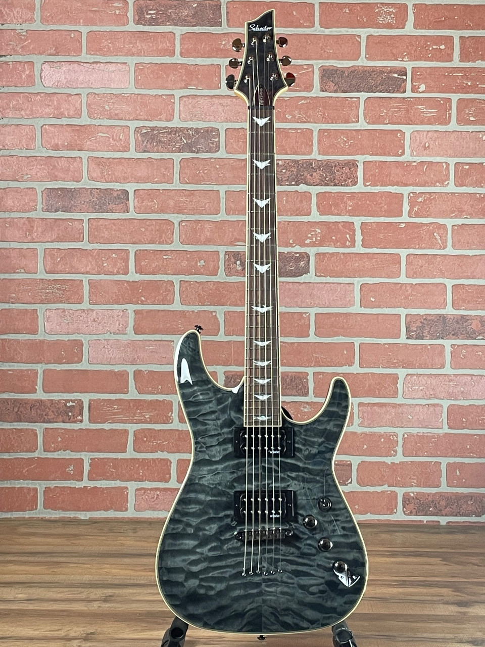 Schecter Omen Extreme-6 Electric Guitar - See-thru Black at No