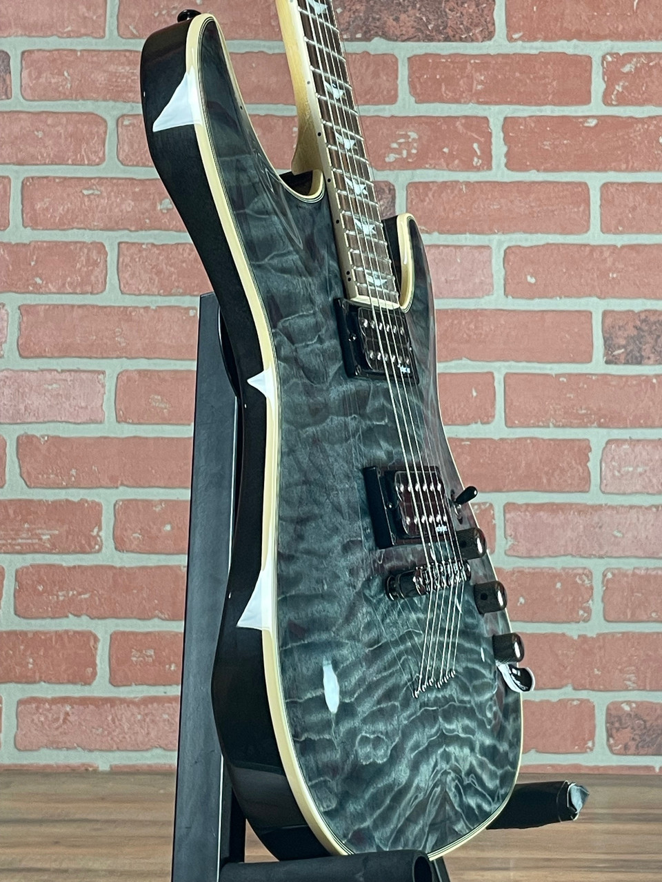 Schecter Omen Extreme-6 Electric Guitar - See-thru Black at No