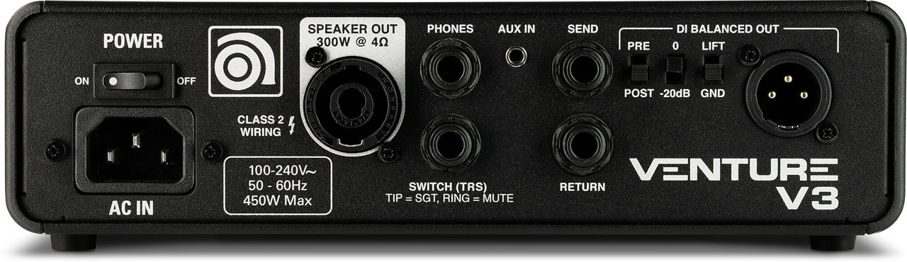 Shop Ampeg Venture V3 300-Watt Bass Head | No Limit Guitar Co