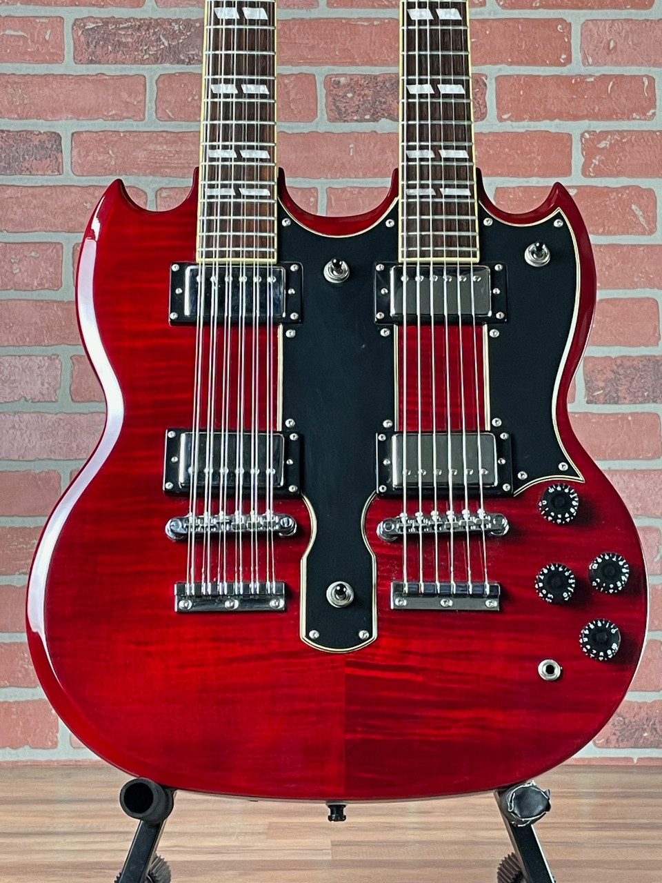 Epiphone 2004 SG Double-Neck Electric Guitar - Cherry Red (Used