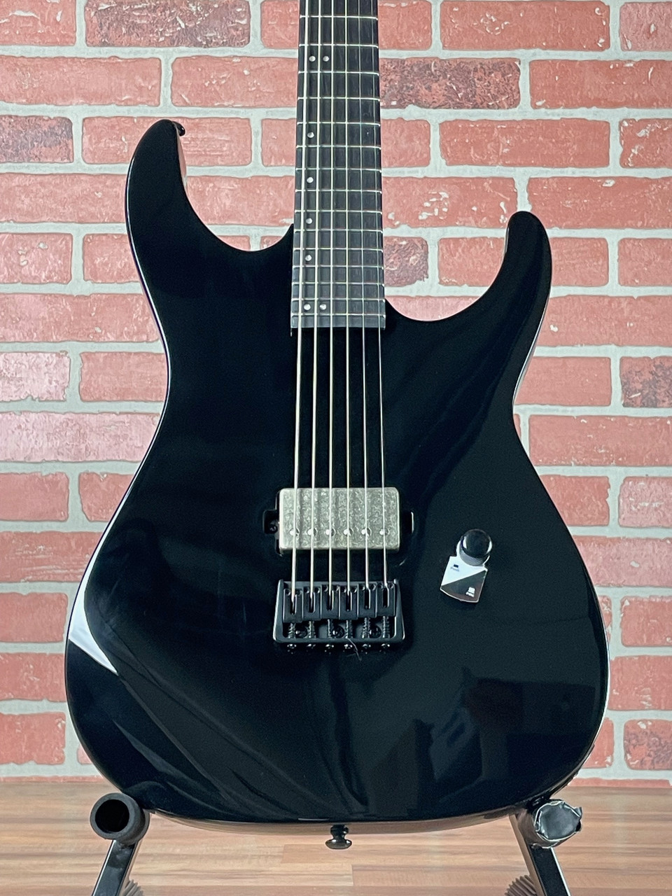 ESP LTD M-201B Baritone Electric Guitar - Black at No Limit