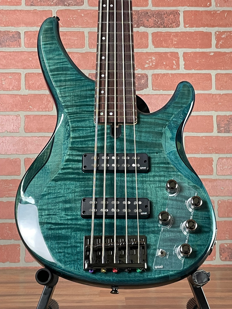 Yamaha TRBX605FM 5-string Bass Guitar - Indigo Blue at No Limit