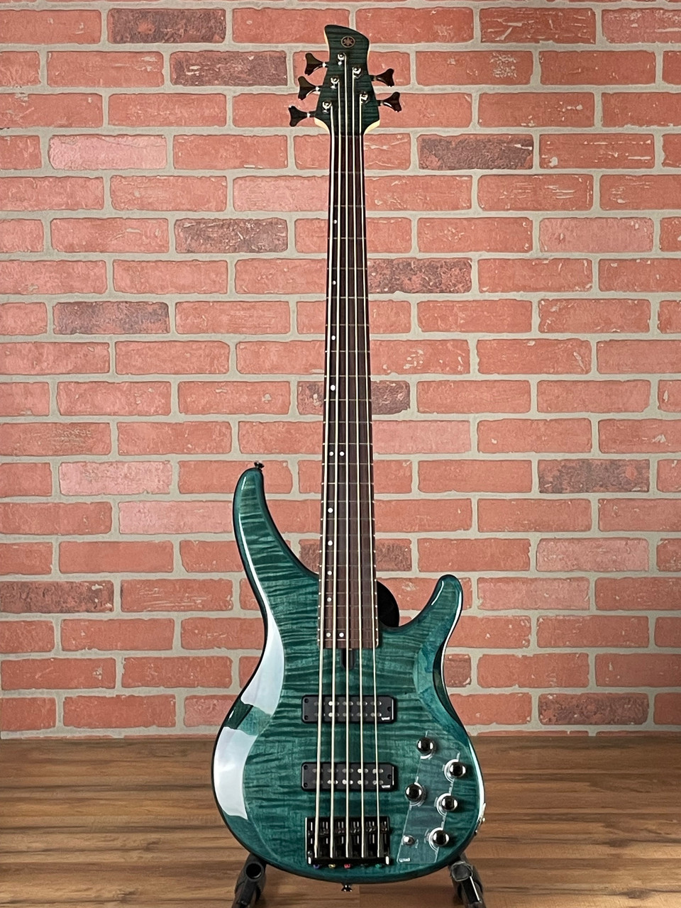 Yamaha TRBX605FM 5-string Bass Guitar - Indigo Blue at No Limit