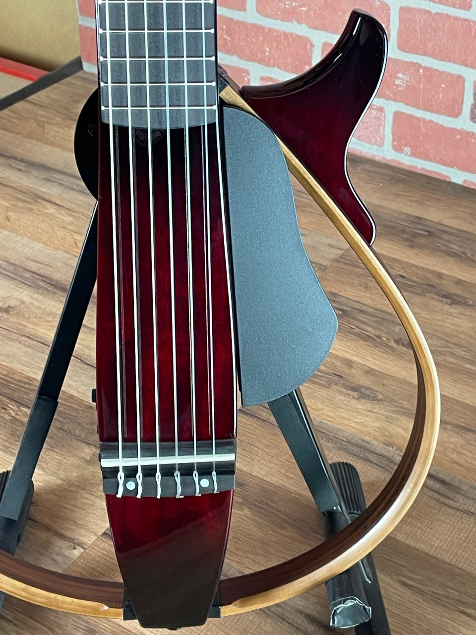 Shop Yamaha SLG200N Silent Nylon-String Guitar - Crimson Red Burst