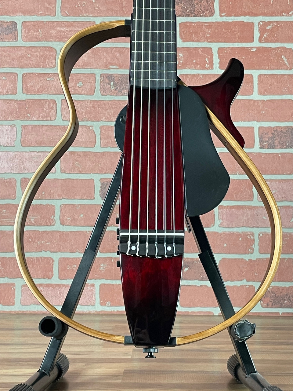 Shop Yamaha SLG200N Silent Nylon-String Guitar - Crimson Red Burst