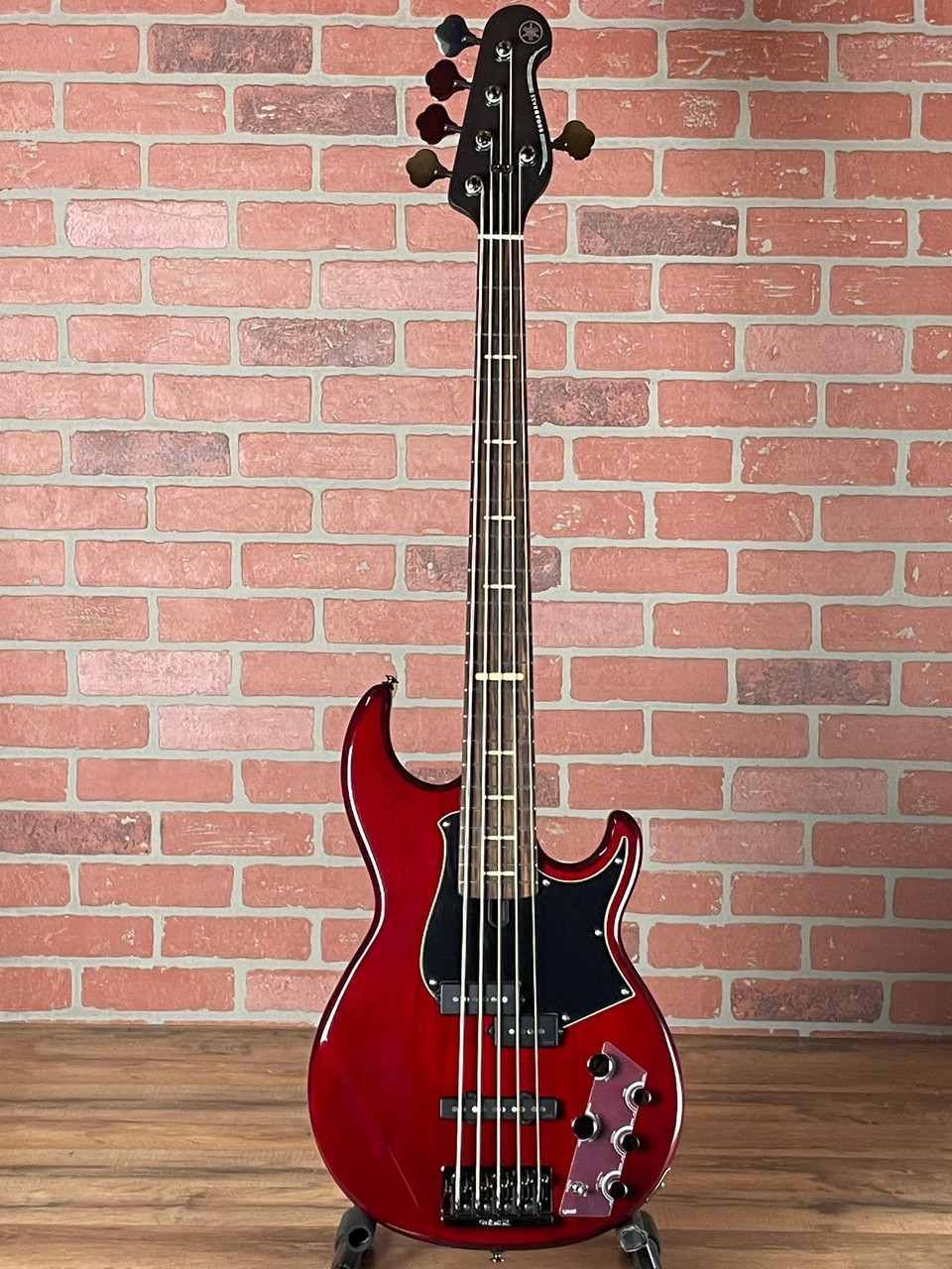 Shop Yamaha BB735A 5-String Bass Guitar - Fired Red Active/Passive