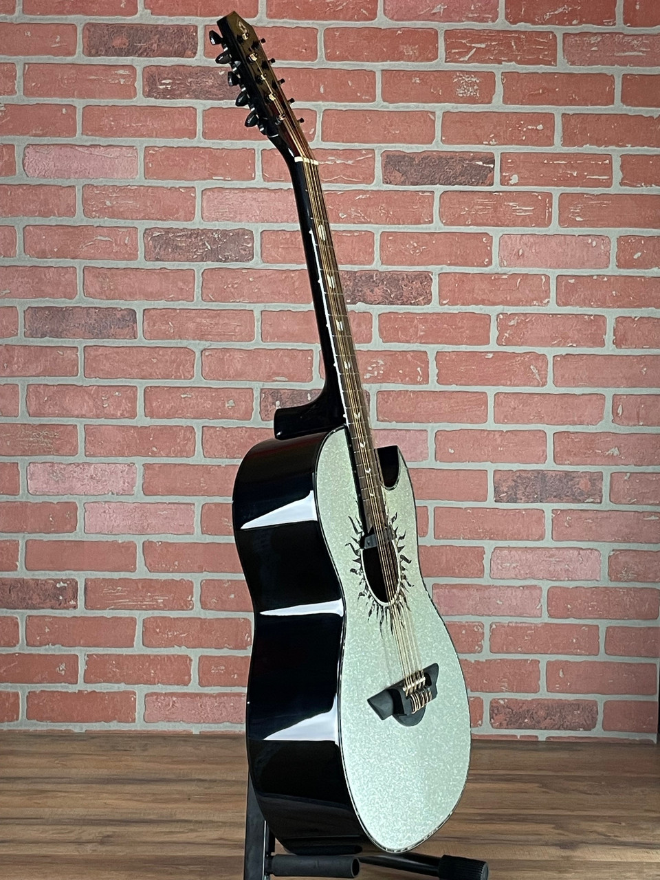 Shop H. Jimenez LBQ1GXE-MD Moon Dust Bajo Quinto - Silver