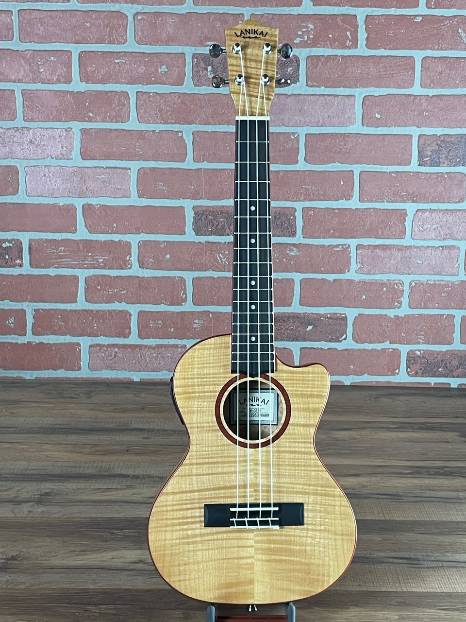 Shop Lanikai Flame Maple Electric Tenor Ukulele - Thin Body | No