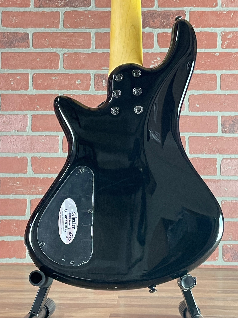 Shop Schecter Stiletto Extreme 5 Bass Guitar - See-Thru Black | No