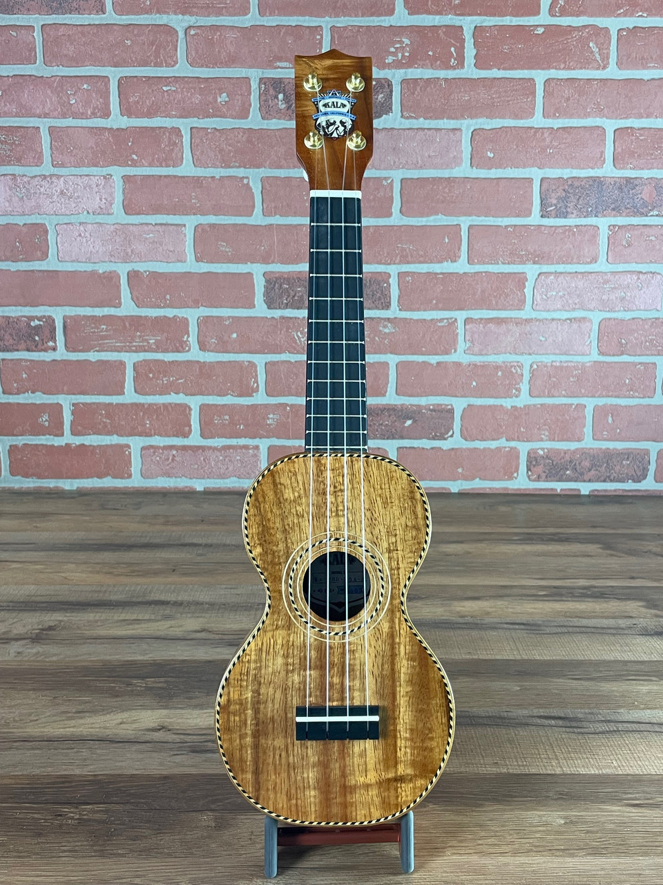 Shop Kala Pan Pacific Deluxe Hawaiian Koa Figure 8 Soprano Ukulele