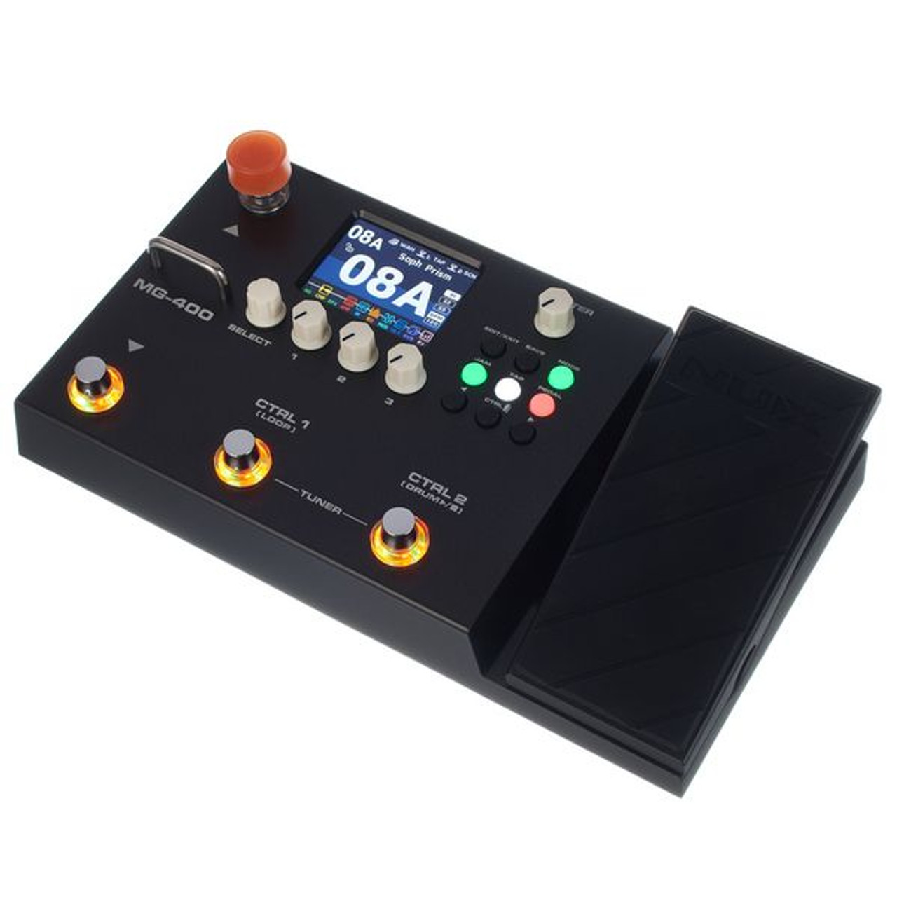 NUX MG-400 モデリングギター＆ベースプロセッサー Amazon.com: NUX MG-400 Multi Effects Pedal, Amp Modeling